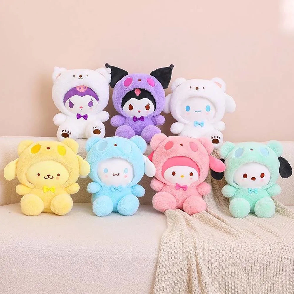 25Cm Kawaii Sanrio Plush Doll Toy Cute Hello Kitty Cinnamoroll My Melody Kuromi Pochacco Lovely Anime peluche Toys Gift For Kids 25Cm Kawaii Sanrio Plush Doll Toy Cute Hello Kitty Cinnamoroll My Melody Kuromi Pochacco Lovely Anime peluche Toys Gift For Kids